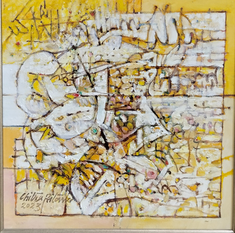 Chitra Pritam, Oil on canvas, 12 × 12 (OGK1817)