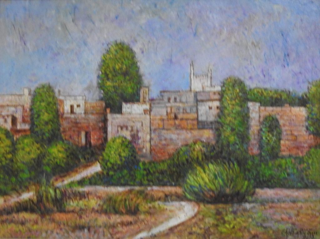 Chitra Pritam, Oil on canvas, 18 × 24 (OGK1820)