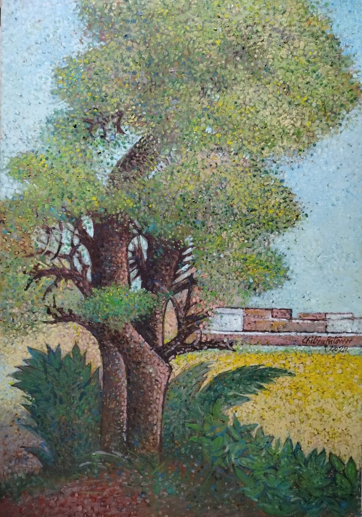 Chitra Pritam, Oil on canvas, 24 × 36 (OGK1822)