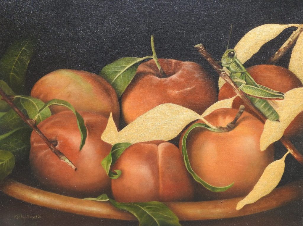 Kashif Ahmed, Oil on canvas, 12 × 24 (OGK1744)