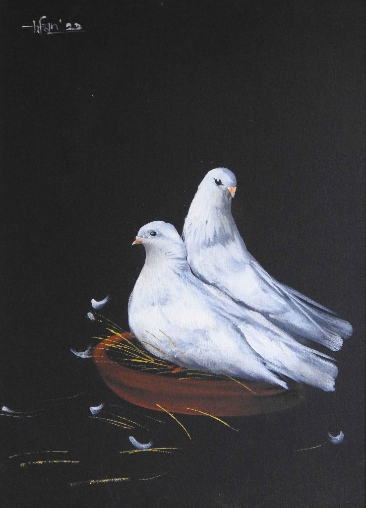 Irfan, Oil on canvas, 16 × 22 (OGK1037)