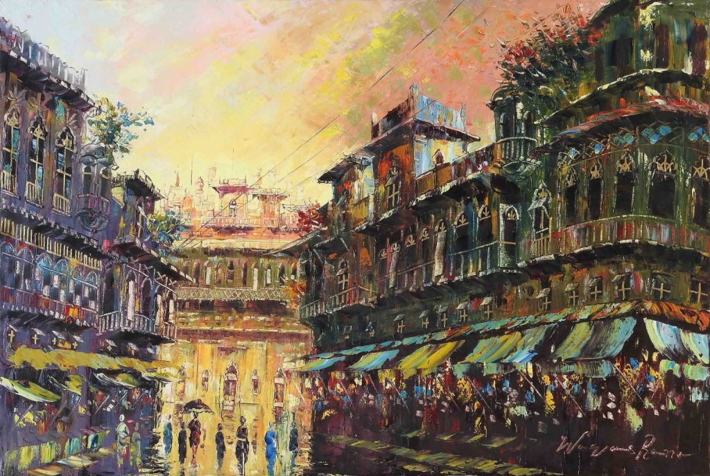 Waqas Rana, Oil on canvas, 24 × 36 (OGK1090)