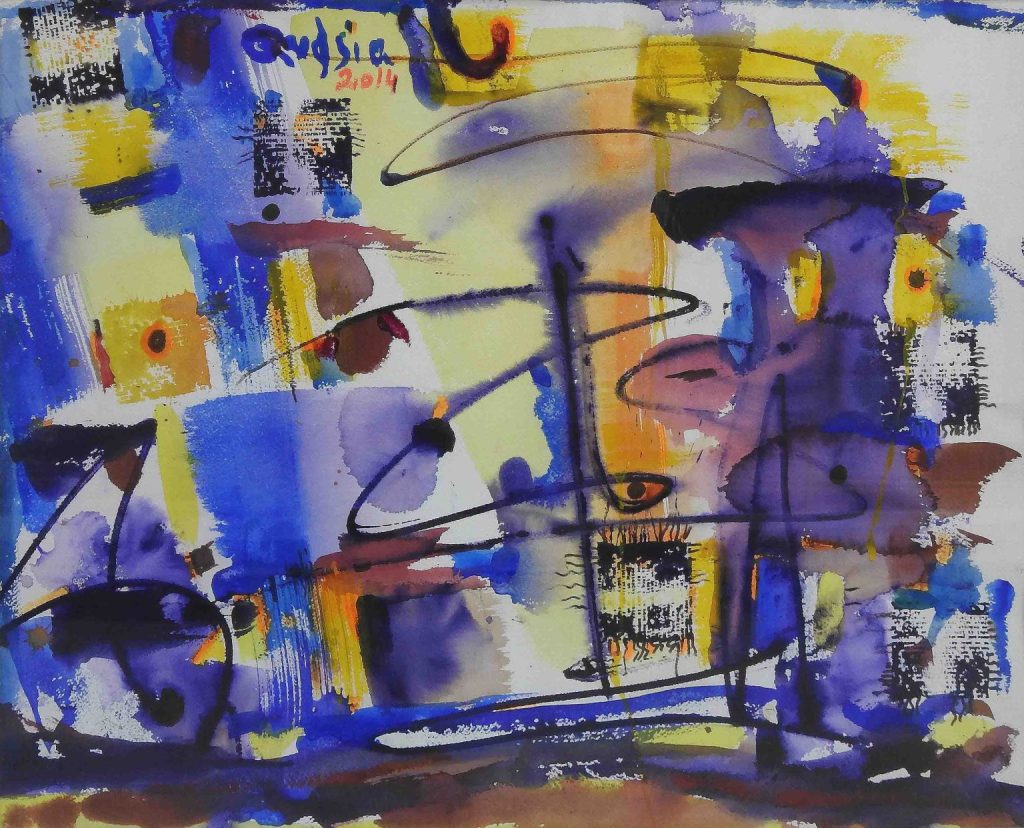 Qudsia Nisar, Watercolor on paper, 20 × 24 (OGK1128)