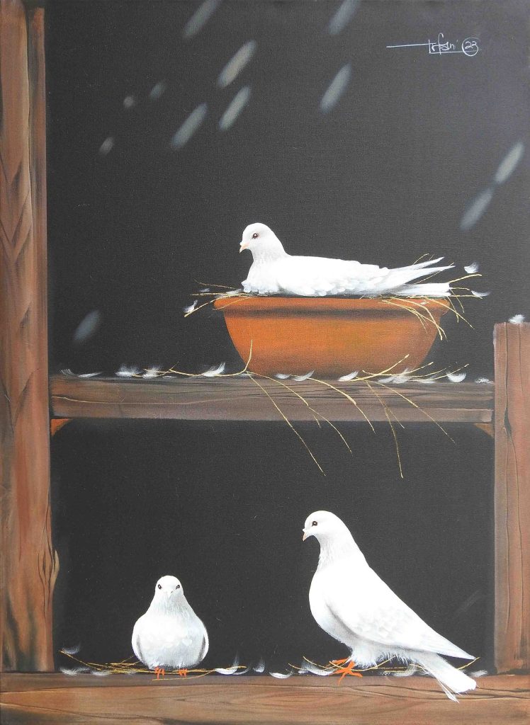 Irfan, Oil on canvas, 24 × 32 (OGK1211)