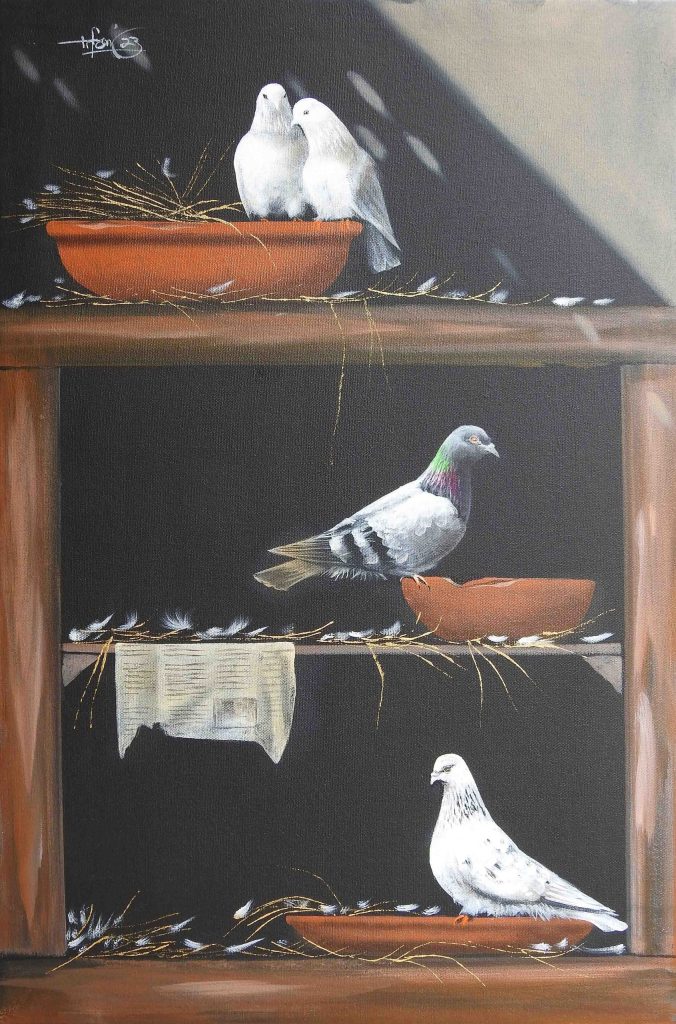 Irfan, Oil on canvas, 24 × 36 (OGK1213)