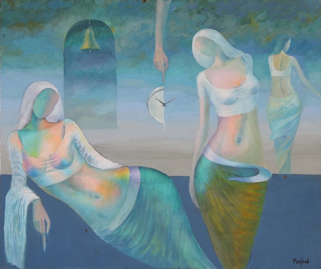 Maqbool Ahmad, Oil on canvas, 30 × 36 (OGK1231)