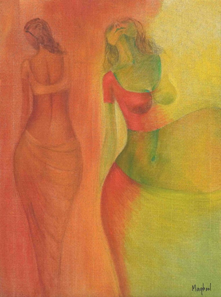 Maqbool Ahmad, Oil on jute, 24 × 30 (OGK1234)