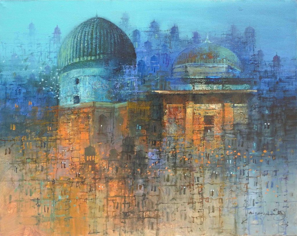 A Q Arif, Oil on canvas, 23 × 28 (OGK1241)