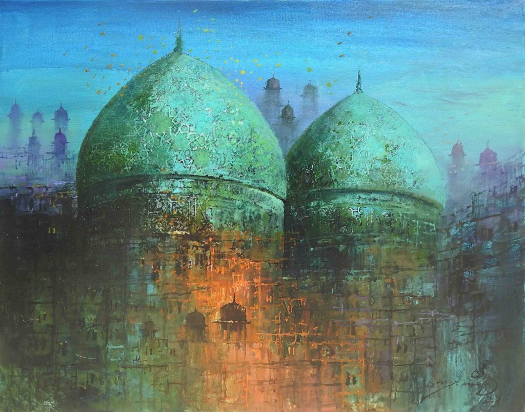 A Q Arif, Oil on canvas, 23 × 28 (OGK1242)