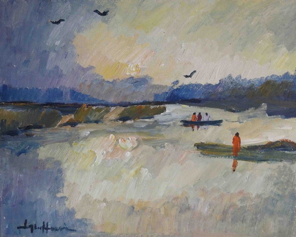Iqbal Hussain, Oil on board, 16 × 20 (OGK1250)