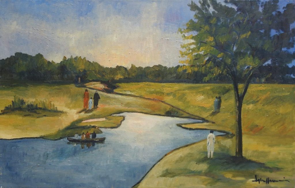 Iqbal Hussain, Oil on canvas, 24 × 36 (OGK1251)