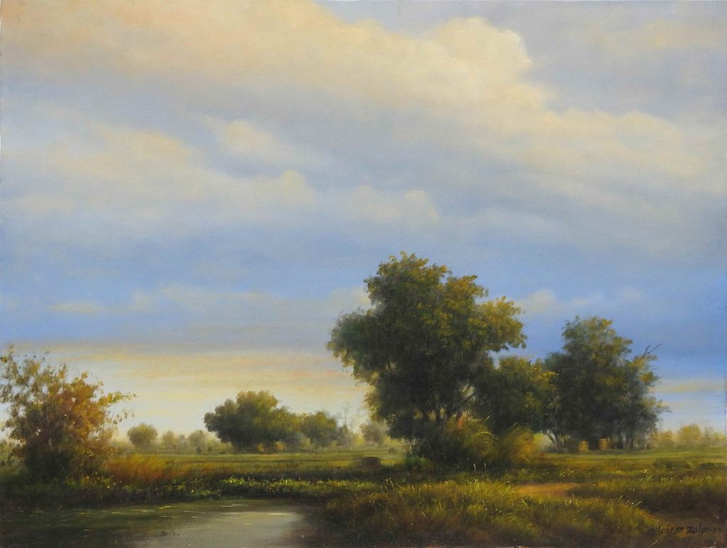 Zulfiqar Zulfi, Oil on canvas, 30 × 40 (OGK1252)