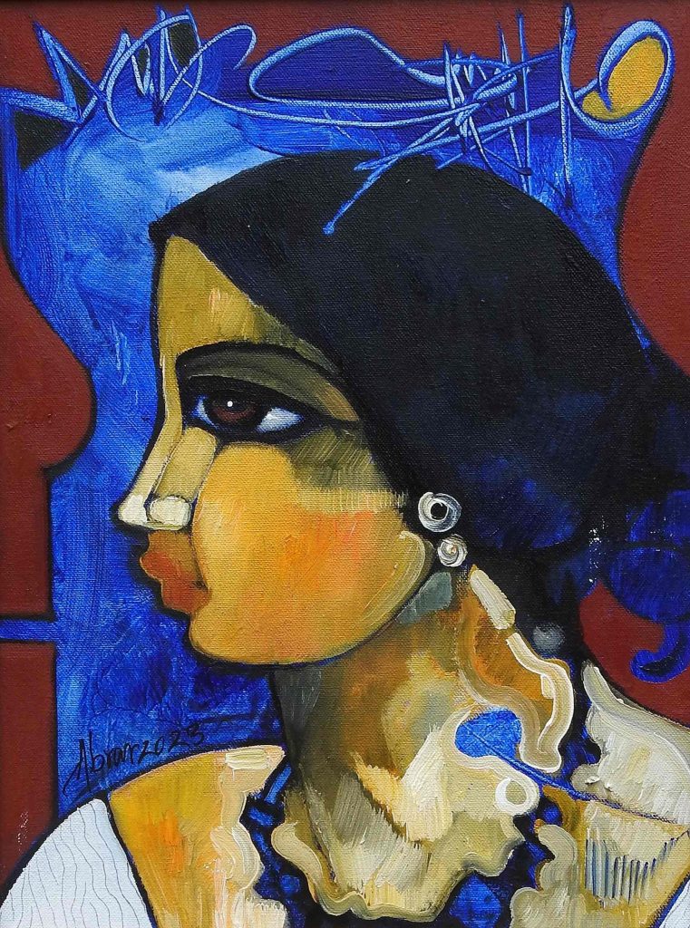 Abrar Ahmed, Oil on canvas, 12 × 16 (OGK1275)
