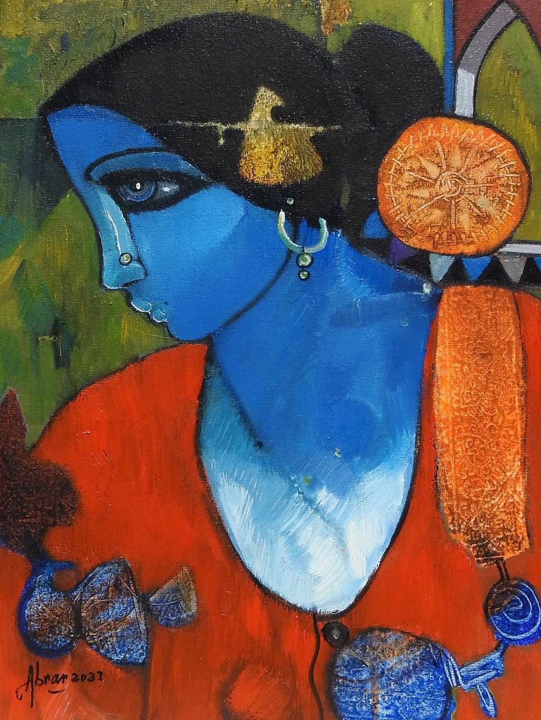 Abrar Ahmed, Oil on canvas, 12 × 16 (OGK1290)