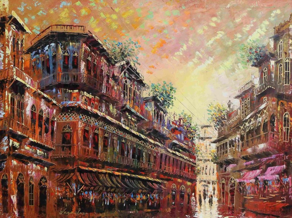Waqas Rana, Oil on canvas, 36 × 48 (OGK1292)