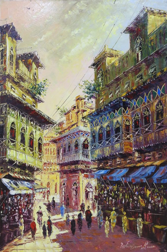 Waqas Rana, Oil on canvas, 24 × 36 (OGK1418)