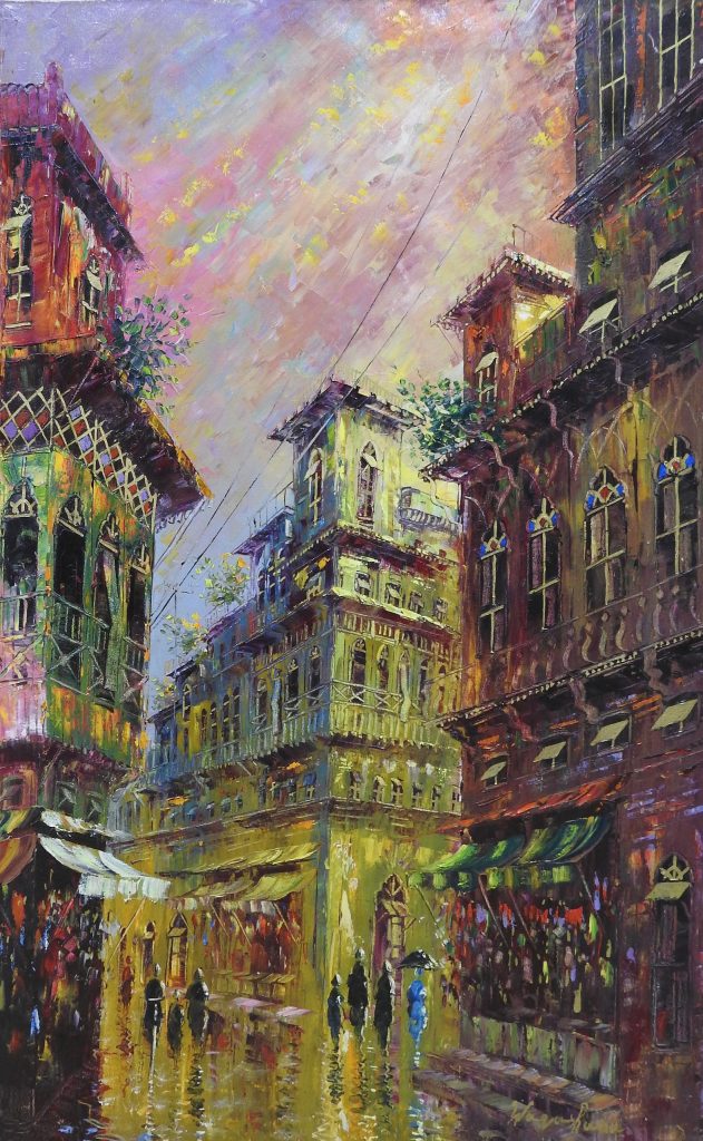 Waqas Rana, Oil on canvas, 24 × 36 (OGK1419)