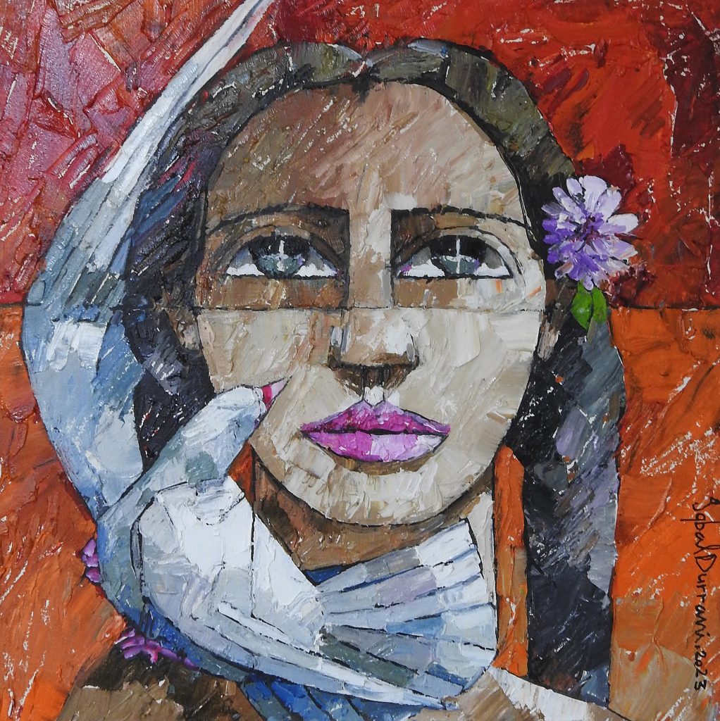 Iqbal Durrani, Oil on canvas, 18 × 18 (OGK1425)
