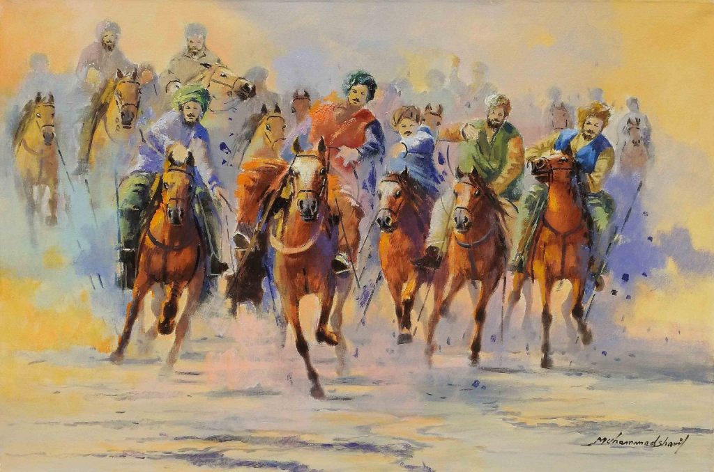 Muhammad Sharif, Oil on canvas, 24 × 36 (OGK1426)