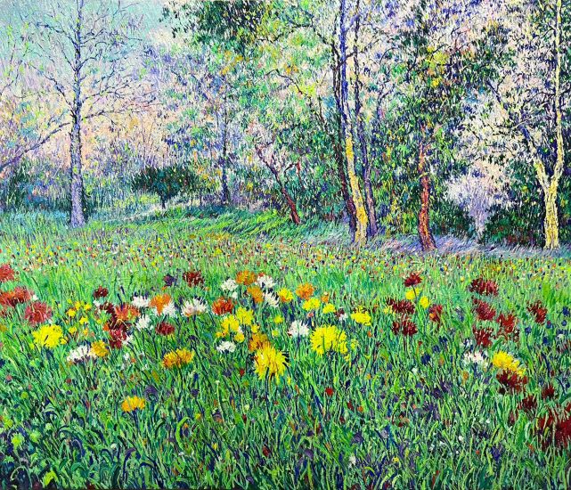 Abid.M.Khan, Oil on canvas, 36 × 42 (OGK1474)