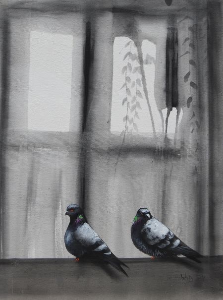 Irfan, Oil on canvas, 18 × 24 (OGK1565)