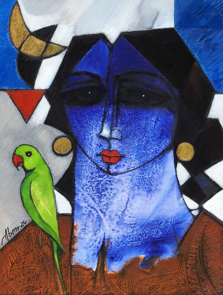Abrar Ahmed, Oil on canvas, 12 × 16 (OGK1572)