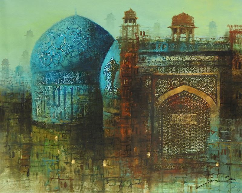 A Q Arif, Oil on canvas, 22 × 28 (OGK1580)