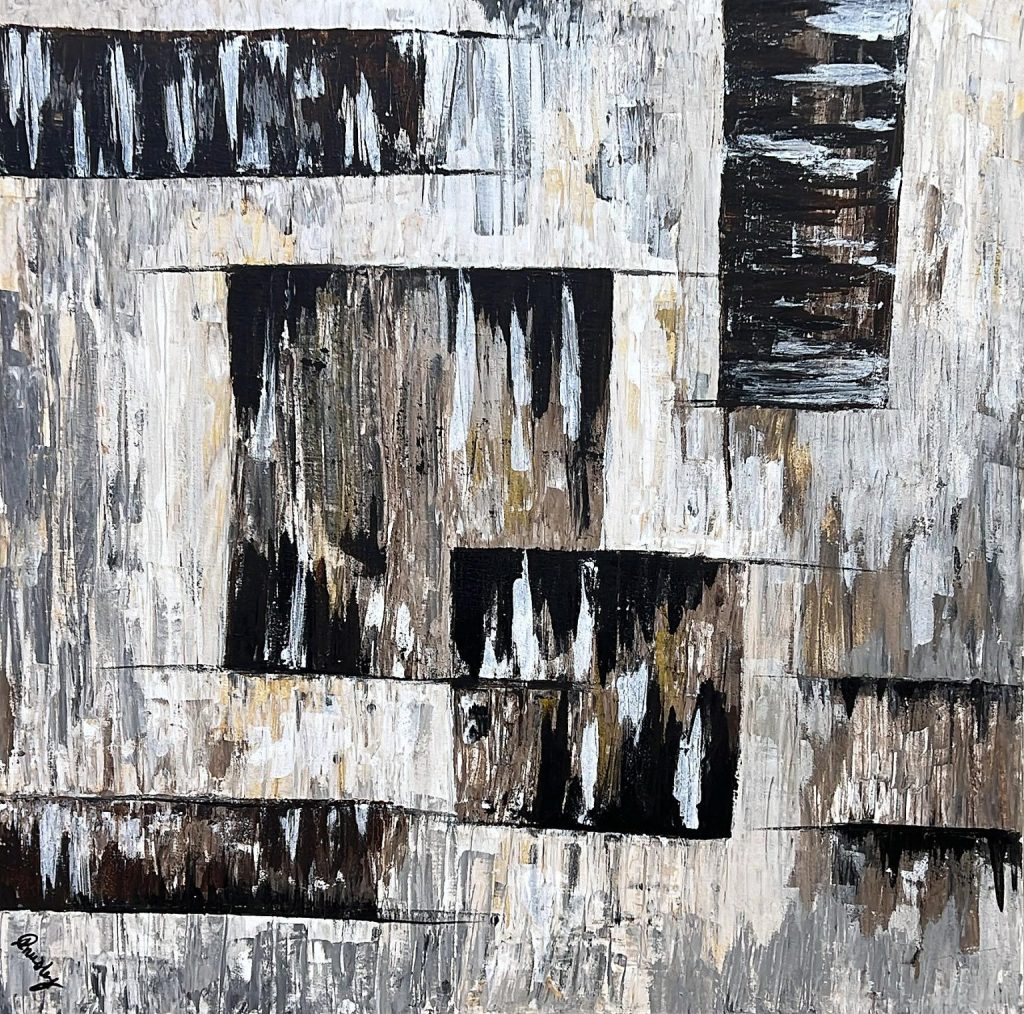 Anushey, Acrylic on canvas, 30 × 30 (OGK1608)