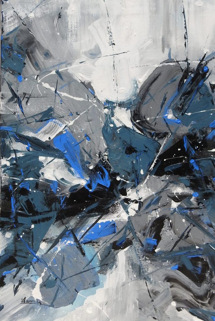 Amra, Acrylic on canvas, 12 × 18 (OGK1639)
