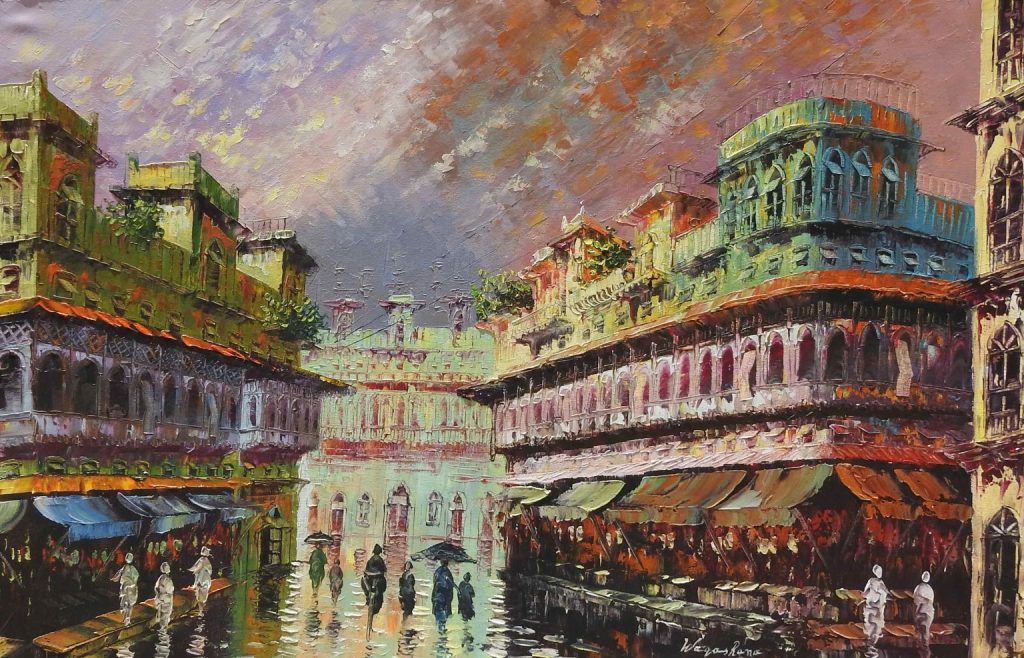 Waqas Rana, Oil on canvas, 24 × 36 (OGK1711)
