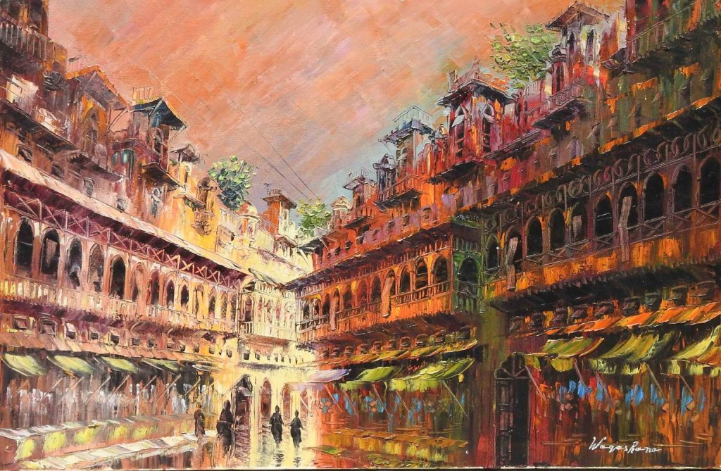 Waqas Rana, Oil on canvas, 24 × 36 (OGK1712)