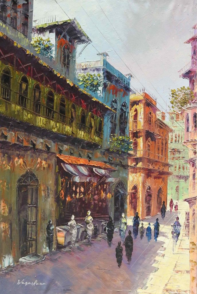 Waqas Rana, Oil on canvas, 24 × 36 (OGK1716)