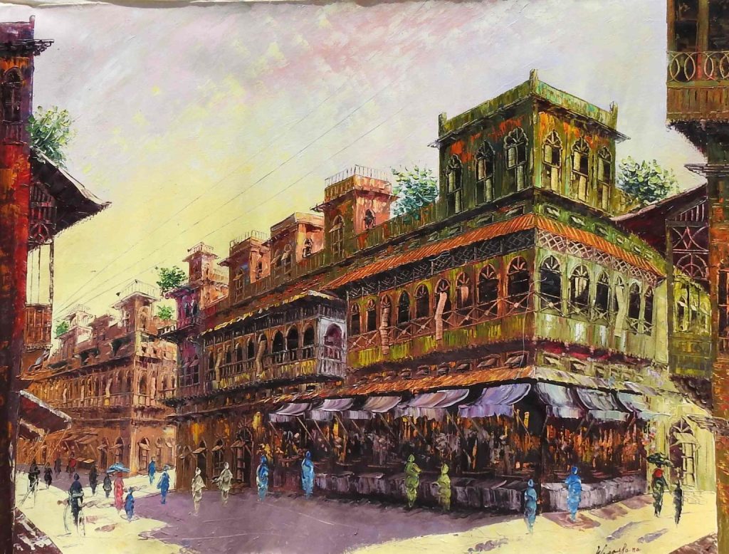 Waqas Rana, Oil on canvas, 36 × 48 (OGK1718)