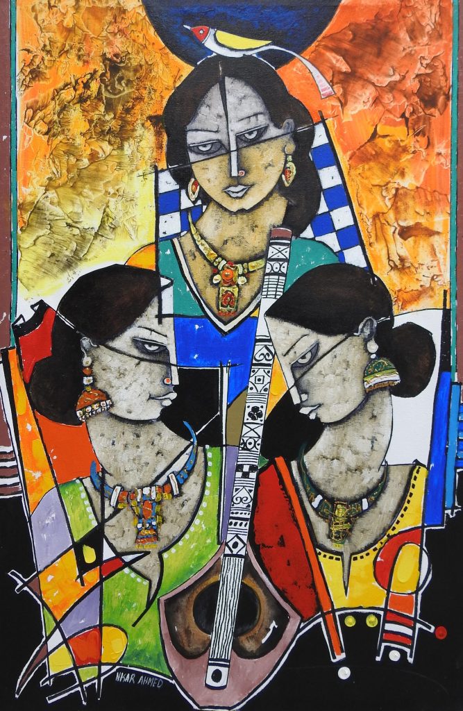 Nisar Ahmad, Oil on canvas, 24 × 36 (OGK1761)