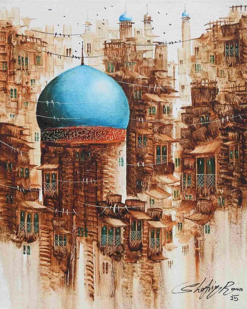 Shafiq Rana, Oil on canvas, 18 × 24 (OGK1764)