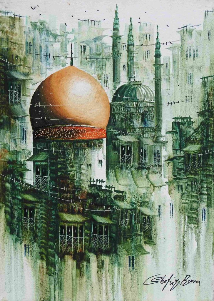 Shafiq Rana, Oil on canvas, 18 × 24 (OGK1765)