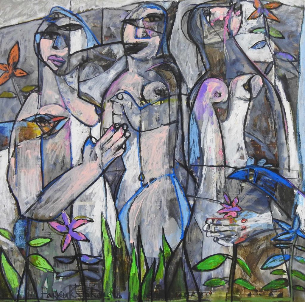 Farrukh Shahab, Oil on canvas, 30 × 30 (OGK1788)