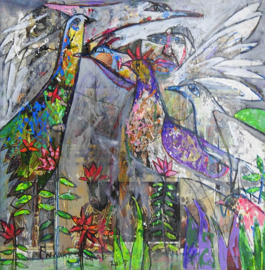 Farrukh Shahab, Oil on canvas, 30 × 30 (OGK1789)