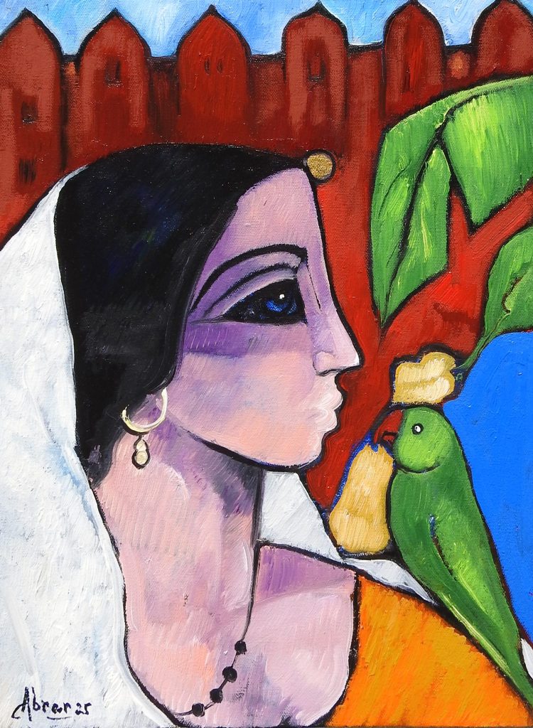 Abrar Ahmed, Oil on canvas, 12 × 16 (OGK1792)