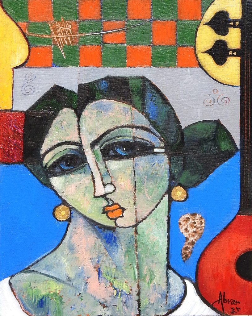 Abrar Ahmed, Oil on canvas, 12 × 16 (OGK1793)