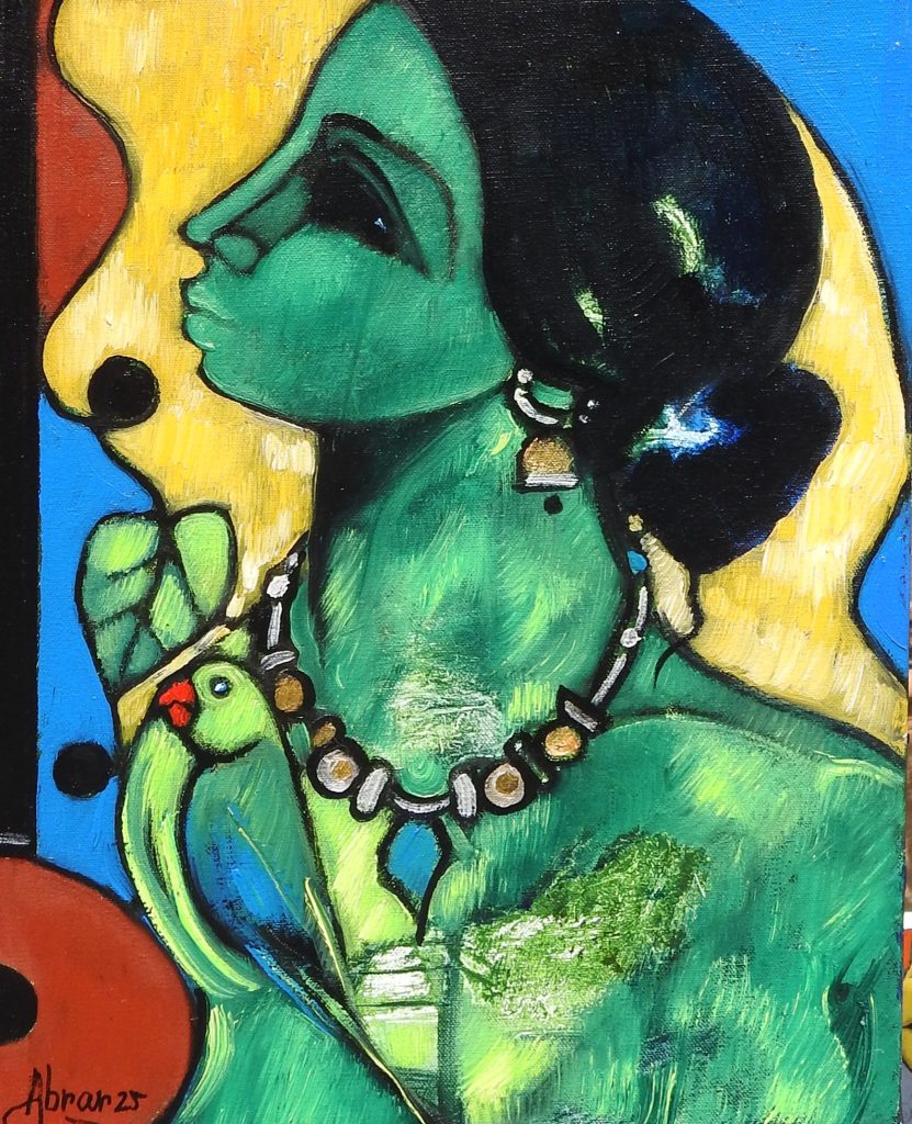 Abrar Ahmed, Oil on canvas, 12 × 16 (OGK1794)