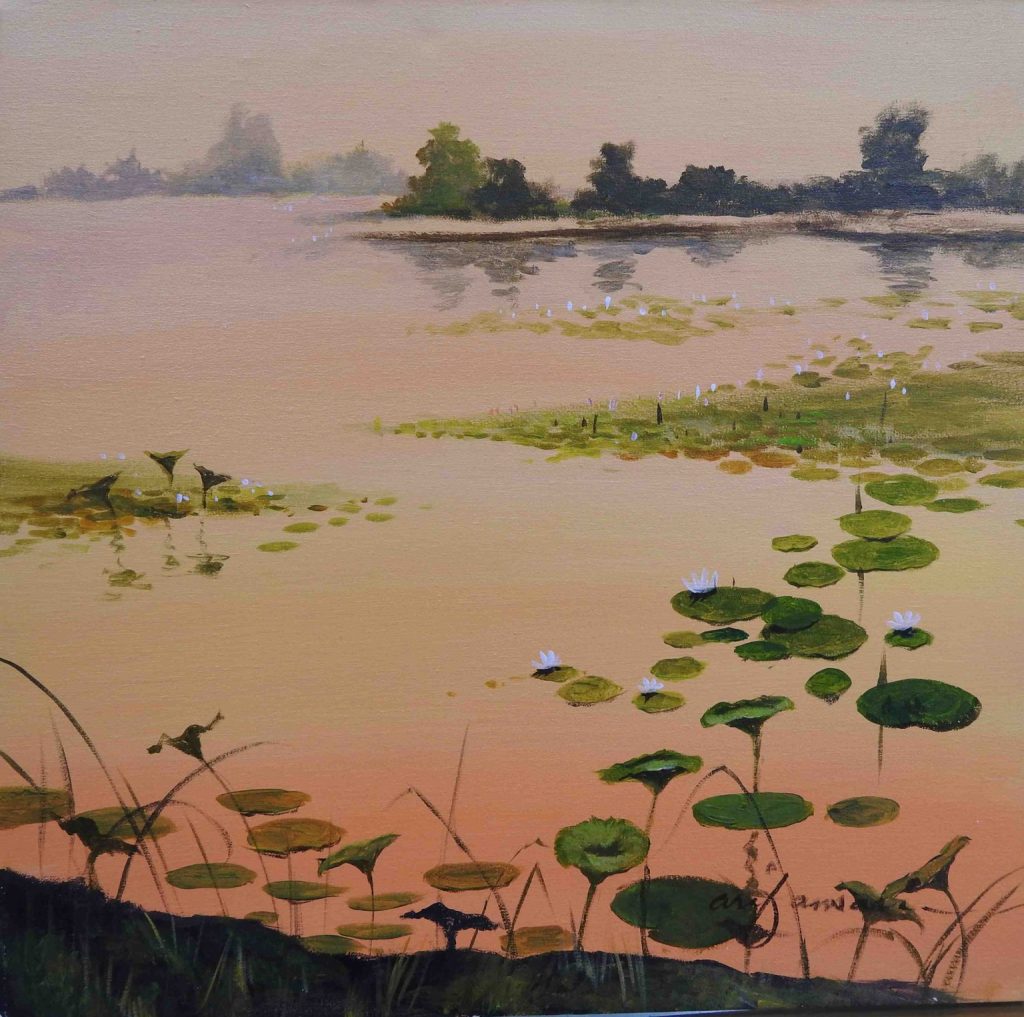 Arif Ansari, Oil on canvas, 18 × 18 (OGK1889)