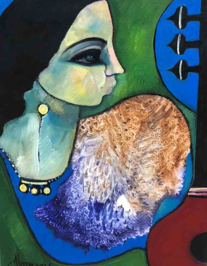 Abrar Ahmed, Oil on canvas, 12 × 16 (OGK1892)