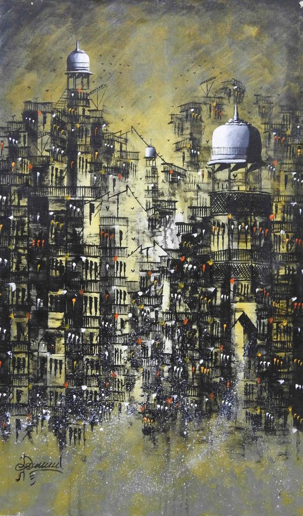 Dawood, Oil on canvas, 18 × 30 (OGK1918)