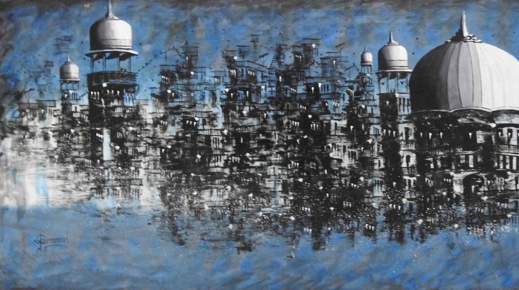 Dawood, Oil on canvas, 24 × 42 (OGK1922)