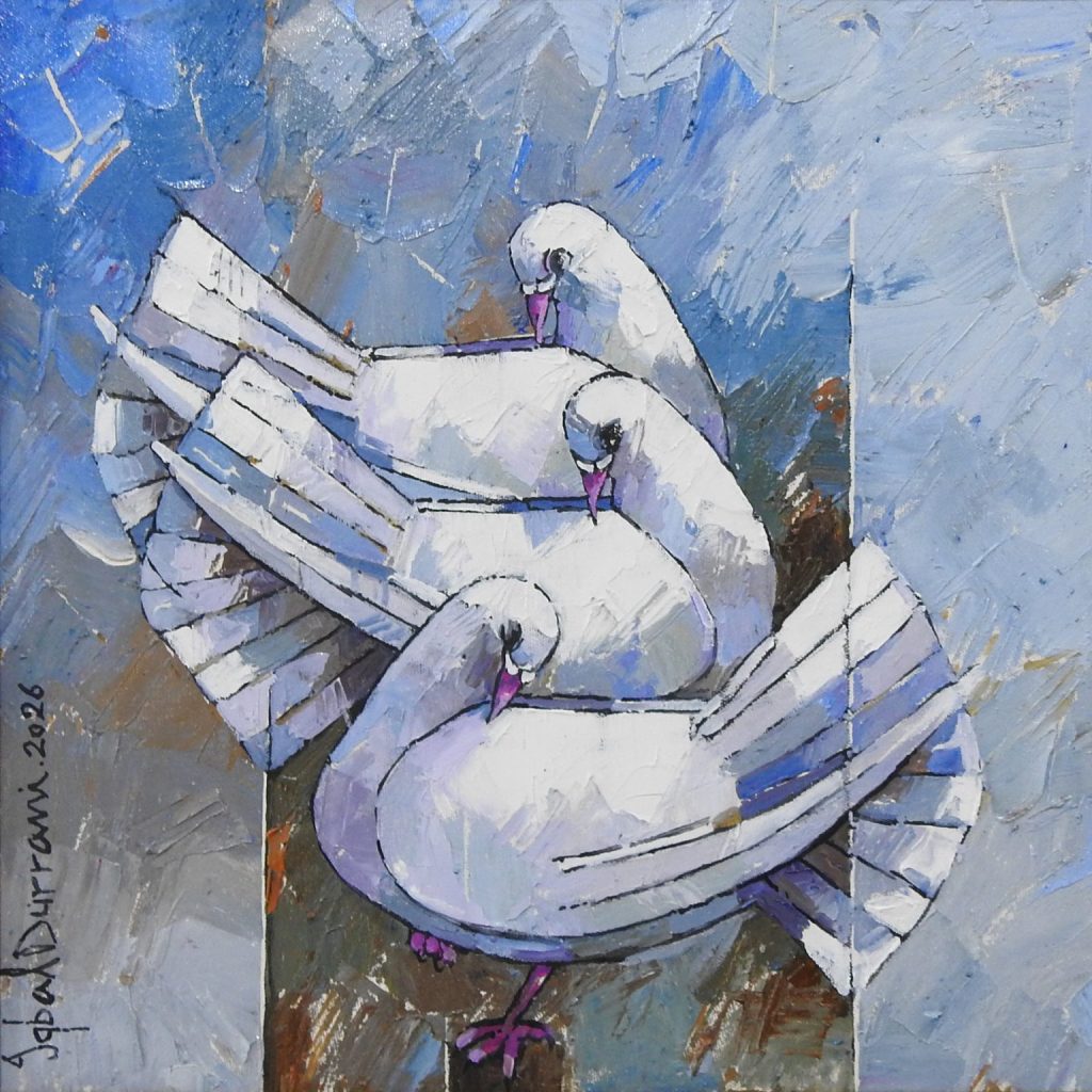 Iqbal Durrani, Oil on canvas, 18 × 18 (OGK1934)