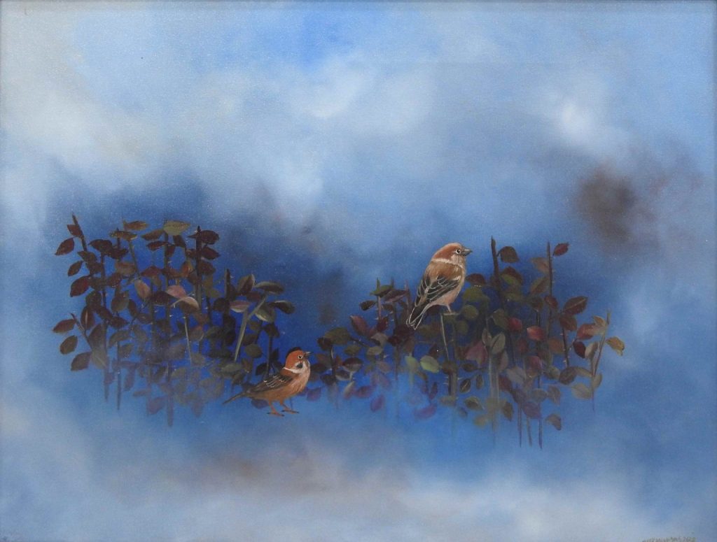 Amna Waqas, Oil on canvas, 18 × 24 (OGK2005)