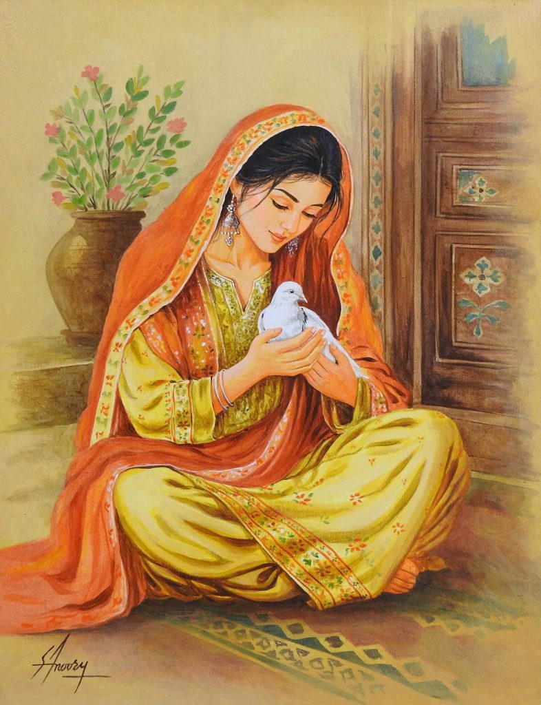 S A Noory, Oil on canvas, 18 × 24 (OGK2006)