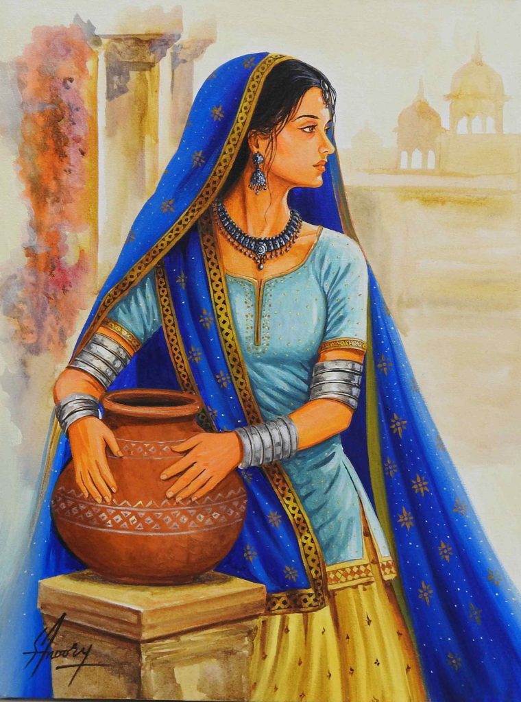 S A Noory, Oil on canvas, 18 × 24 (OGK2008)