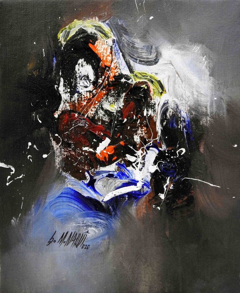 S M Naqvi, Acrylic on canvas, 15 × 12 (OGK449)